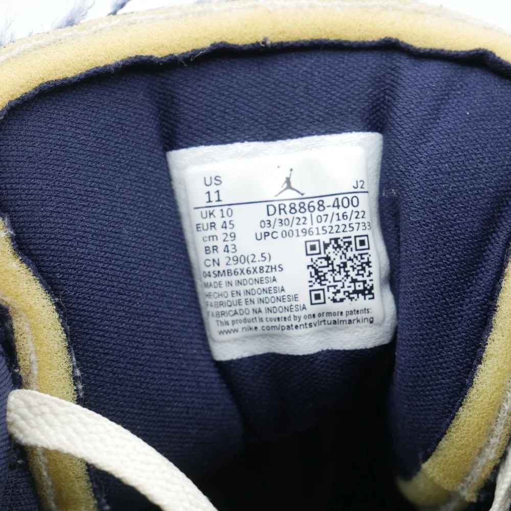 Jordan 1 Mid Se Craft Obsidian French Blue Ashen Slate White DR8868-400 Mens 11